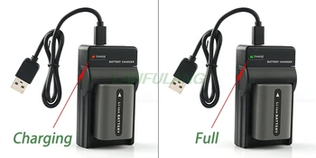 NP-FH50 USB Polnilec za Sony Kamera DCR-SR46 DCR-SR46E DCR-SR47 DCR-SR47E DCR-SR57 DCR-SR62 DCR-SR62E DCR-SR67 DCR-SR72