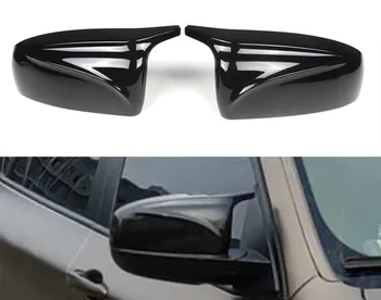 Ogljikovih Vlaken/ABS 2x Ogledalo Kritje X5 X6 Avto Strani Rearview Mirror Skp Zajema Lupini Zamenjava Za BMW X5 X6 E70 E71 2007-2013