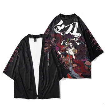 Online Kitajski Trgovini Yukata Ženske zaščito pred soncem Azijskih Oblačila Jopico Kimono Rokavi Moški Tradicionalni Japonski Kimonos Haori FF2709
