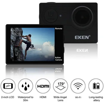 Original Eken H9R delovanje Fotoaparata Ultra HD 4K 30fps WiFi 170D Podvodni Nepremočljiva Čelada Video Snemanje Šport Cam