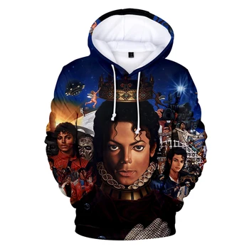 Osebnost Michael Jackson 3D hoodies moški/ženske/otroci Modni pulover s kapuco Pevec Michael Jackson Ulične Majica otroci Vrhovi