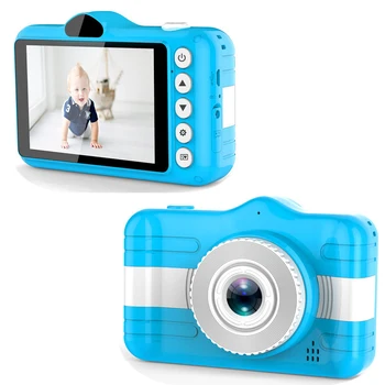 Otroci Mini Kamera 3,5-palčni Foto Video Digitalni Fotoaparat Za Otroke 12MP 1080P Lepe Risanke, Otroški Fotoaparat, Igrače Otrok Rojstni dan Darila
