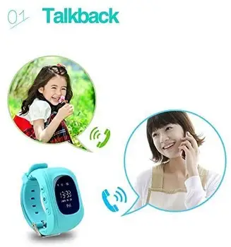 Otrok je Pametno Gledati z Lokacije GPS Tracker za Podporo Android/iOS Pametni Telefon Nadzor SOS Klic,dvosmerni Pogovor za Otroke