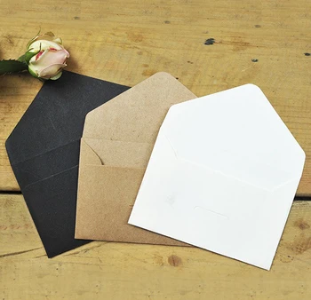 Papir, ovojnice,Mini Retro kraft papir, kraft papir za kartice sredstev 10.5x6.7 cm 100 kozarcev/veliko