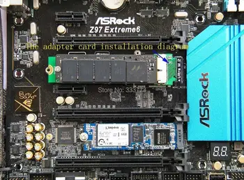 PCI Express PCI-E 4X M. 2 NGFF M-Ključ do 2013 Apple Macbook SSD Kartico Pretvoriti za A1502 A1465 A1466