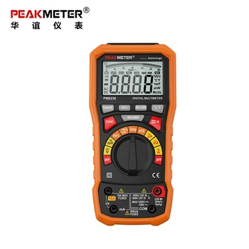PEAKMETER PM8236 TRUE RMS Digitalni Multimeter Auto/manual Obseg 6000 Count AC DC Temperatura DiodeTester grafu USB vmesnik