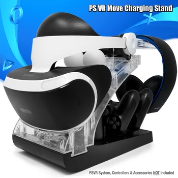 Polnilno Postajo in Zaslon, Stojalo za PlayStation VR s senzorjem LED luči (Black )