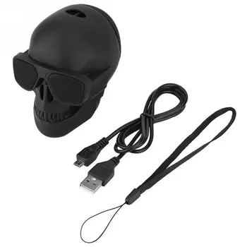 Prenosni Bluetooth Zvočnik Mini Skull Glave Brezžični Zvočnik Stereo Soundbar HD Bass Glasbe Center Za Računalnik, mobilni telefon