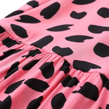 Priložnostne Poletje Malčke Baby Girl Oblačenja Leopard, Tiskanje Priložnostne Obleke brez Rokavov Okrogle Ovratnik iz Enega kosa Obleko Plaži Obleke
