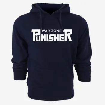 Punisher Hoodie Moških deske Trenirke sportwear Mens Majica bombaž trasher Hoodie znoj