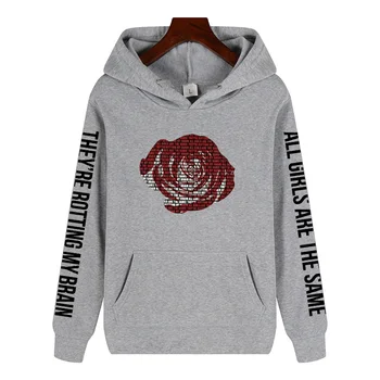 Rapper Sok Wrld hoodies Moški/Ženske prišlekov Modni tisk, pop, hip hop stilu rapa (VSA Dekleta So Isti) majica hoody