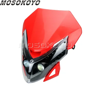 Rdeča Dual Sport Motokros Smerniki LED Strani Indikator za Honda CRM CRF XR CR 150 110 250 450