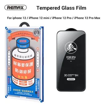 Remax Kaljeno Steklo Film Za iphone 12 12 Pro mini 12 max Pro 3D Površine Proces 9H trdoto Anti-fingerfrint Non-friable