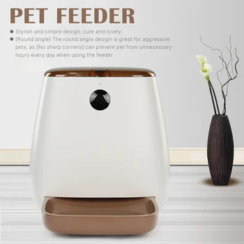 Samodejno Pet Napajalni Hrane Razpršilnik za Mačke in Pse Wi-Fi Omogočeno App za iPhone in Android 1080p Kamera Pet napajalni Gromming