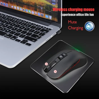 SeenDa 2,4 GHz Wireless Gaming Miška za ponovno Polnjenje 3600DPI Nastavljiv USB Tip-C Tiho Miši za Prenosni računalnik Macbook Igralec