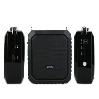 Shidu 18w glas ojačevalnik, Brezžični Mikrofon UHF Nepremočljiva Prenosni Bluetooth Audio (zvok Bluetooth Zvočnikov, AUX TF USB Flash Za Učitelje M800