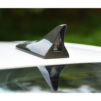 Sončne elektrarne Avto Shark Fin Obliko Strešne Antene LED Avto Styling Opozorilo Flash Rep Svetlobe Za Vse Avto