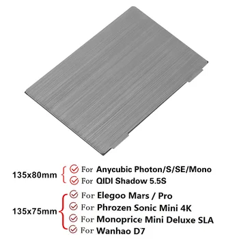 Sovol Smolo Prilagodljiv Plošče 135x80mm/135x75mm Magnetni Prilagodljiva Graditi Ploščo za Anycubic Fotonov/S/Mono SE / Elegoo Mars/C/Pro
