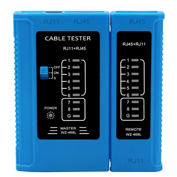 Strokovno Network Cable Tester RJ11 RJ45 RJ12 CAT5 UTP LAN Kabel Tester Detektorja Oddaljen Preskus Orodja za Mreženje Visoke Kakovosti