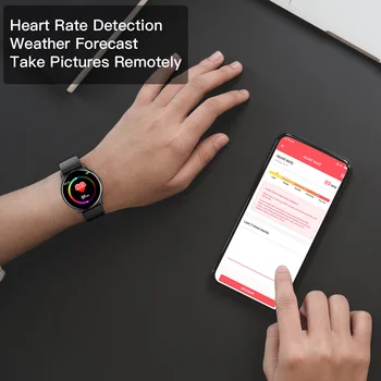 TagoBee ZL01 Ženske Pametno Gledati Moške SmartWatch za Android iOS Podpora, Vremenska Napoved Srčnega utripa Watch Fitnes Tracker