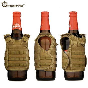 Taktični Jopič Plast Vojaške Pivo Steklenica Set Mini Mini Lov Majice Vojske Molle Telovnik Pijačo Nastavite Nastavljiv Plečetom Trakov