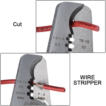 THCD104-YY Večfunkcijsko Wire Cutter Samodejno Crimper Klešče Žice Strimpper Kabel Alicates Strani Robljenjem Orodje QHTITEC