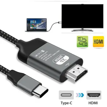 Tip C USB-C HDMI UHD 4K 60Hz za Površinsko Knjiga 2 /Go /Studio za 6,6 FT Moški Moški Konektor Zaslona