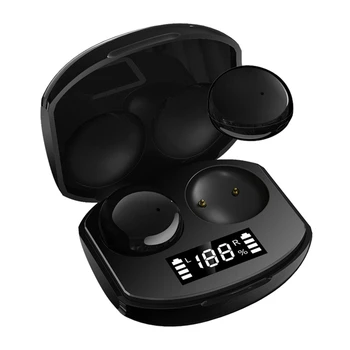 TWS Brezžična tehnologija Bluetooth 5.0 Slušalke-Mini V Uho Čepkov Prostoročno Klicanje Šport Slušalke z LED Digitalni Zaslon Polnjenje Primeru