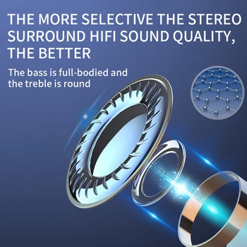 TWS Uvoženih V5.1 Čip HI-fi Slušalke Slušalke Brezžične Bluetooth Slušalke 9D Stereo Zvok Auriculares Šport Nepremočljiva Čepkov