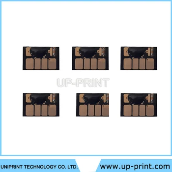 UP 6PCS Stalno Čip združljiv za HP 84 85 za Designjet 130/30 serije se lahko ponovno polnijo kartuše & CISS