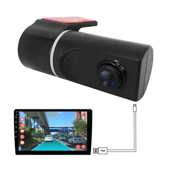 USB Dash Fotoaparat, DVR Kamera snemanje Video posnetkov Full HD ADAS Lane Odhoda Opozorilni Sistem za Zaznavanje Gibanja Spredaj Avto Razdalji Opozori