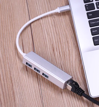 USB2.0 USB 3.0 za Ethernet Adapter RJ45 Lan mrežno Kartico, Žično Vodilo 100 M/1000Mbps Gigabit Pretvornik Za Macbook DELL ASUS Prenosnik