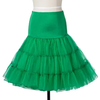 Vintage 50s, 60s Ženske Obleke Žogo Tutu Krilo Swing Rockabilly Petticoat Underskirt Crinoline Puhasto Pettiskirt za Poroko