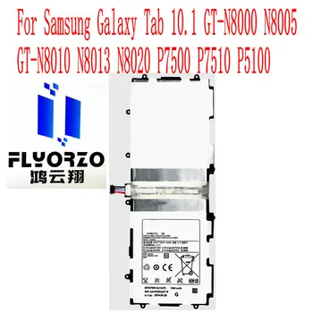 Visoka Kakovost 7000mAh SP3676B1A Baterija Za Samsung Galaxy Tab 10.1 GT-N8000 N8005 GT-N8010 N8013 N8020 p7500 in P7510 P5100 tablet