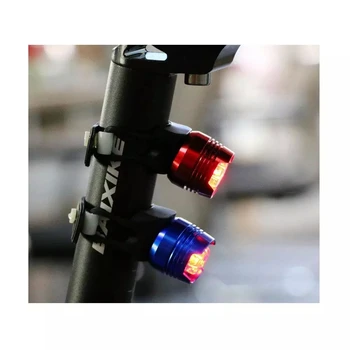 Vodoodporna LED Utripa Rep Luči Za Kolo Zadaj Rep Svetlo Rdeča/Modra/Črna Varnost Opozorilo Luči, Vožnja Kolesa