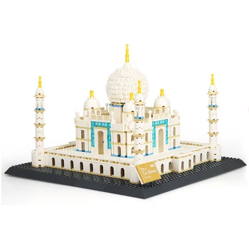 Wange 5211 Arhitekture serije Taj Mahal Model gradniki iz Klasične točko hiša izobraževalne Igrače za otroke