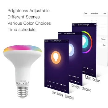 WiFi Smart LED Žarnica Zatemniti Lučka 13W,RGB C+W ,Pametna Življenje Tuya App Remote Control Delo z Alexa Echo googlova Domača stran E27
