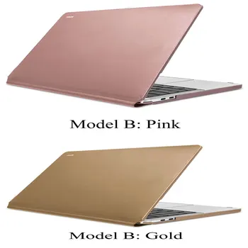 WiWU Laptop Primeru za MacBook Pro Air 13 A1706 A1708 A1989 A1932 palčni Vodotesno PU Usnje Hardshell Primeru za MacBook Pro 13