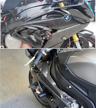 Za BMW S1000RR 2016 2017 2018 Levo Desno Ogljikovih Barve Tank Strani Plošče Oklep Kompleti Kritje za S1000RR ABS Plastike
