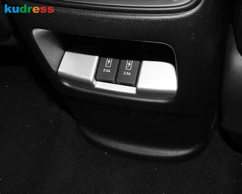 Za Honda CRV CR-V 2017 2018 2019 ABS Vžigalnik Plošča Pokrov Trim USB Okvir Ploščo Okrasimo Modeliranje Okras Avto Styling