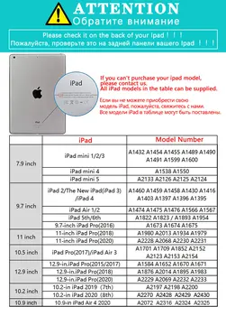 Za iPad Pro 11 Za 12,9 Primeru 2020 Kritje Jasno, Mehko Silikonsko Za iPad 8. 7. Generacija Mini 1 2 3 4 5 Funda iPad Zraka 2 Zraka 4 Primerih