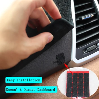 Za Toyota vios xp150 2018 2019 Notranja Oprema Auto Avto nadzorna plošča Pokrov Dash Mat Odbor Pad Preprogo Dashmat Anti-UV Preproge