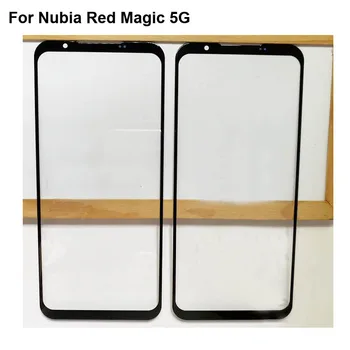 Za ZTE Nubia Rdeče Čarobno 5G Spredaj LCD Steklo Objektiv touchscreen Magic5G NX659J, zaslon na Dotik, Plošča Zunanji Zaslon Stekla brez flex