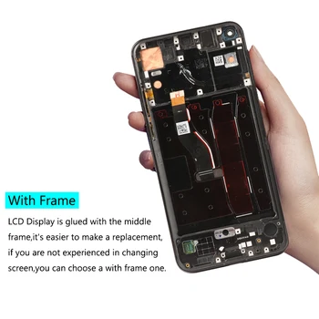 Zaslon Za Huawei Honor V20 LCD Zaslon Steklena Plošča, Dodatke, nadomestilo Za Čast V 20 Prikaz 20 LCD Zaslon Skupščine PCT,-L29