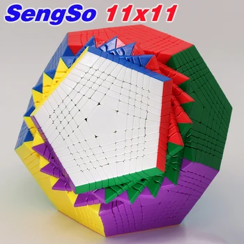 Čarobna kocka uganka SengSo megaminxeds Dodecahedron 12 obrazi visoke ravni strokovno kocke