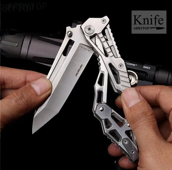 Žep Folding Nož Taktično Lov za Preživetje, Boj proti Noži EOS Multi Orodje Aluminija Ročaj Vojaške 213mm(8.4
