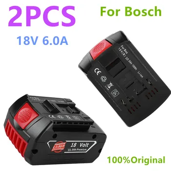 1/2/3PCS Original18V 6000mah polnilna litij-ionska baterija za Bosch 18V 6.0 rezervno baterijo prenosni zamenjava BAT609
