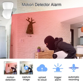 1080P Nadzor kamere Zaprtih prostorih Oddaljene Baby Monitor Pet Night vision naprave PTZ Doma Varnostne Kamere Mini Wifi IP Kamera
