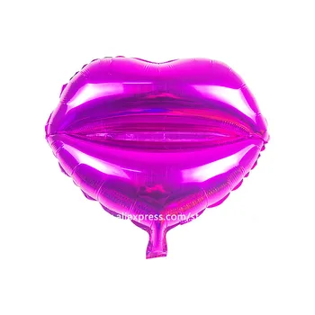 10pcs/veliko vroče! ljubezen aluminija film balon Poljubi Me ustnice mylar Ballon za svate, dekoracijo posebne usta globo