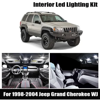 12pcs LED Žarnice za Grand Cherokee 1998-2004,Auto Notranja Luč za Jeep Grand Cherokee WJ Avto Dome Luč svetilke pribor